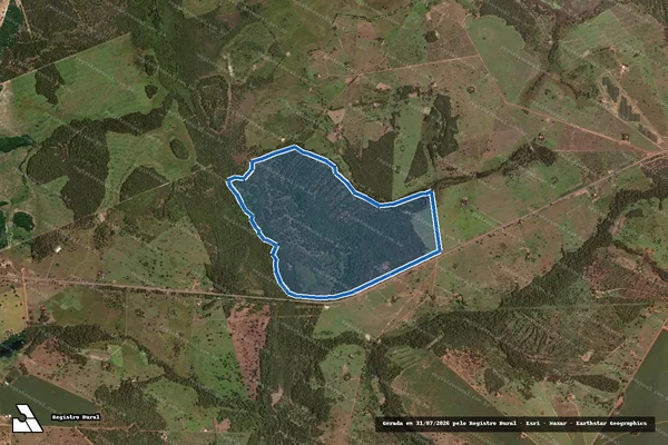 Imagem de satélite de Reserva Legal 06 – Projeto de Assentamento Roseli Nunes