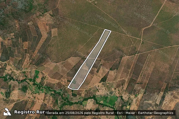 Imagem de satélite de Fazenda Barreiro do Genipapo - Parte 1 em Manga - MG