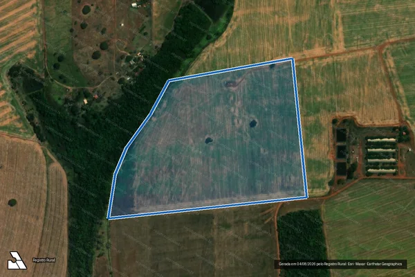 Imagem de satélite de FAZENDA ESTRELA DOURADA - Parte 1 em Rio Verde - GO