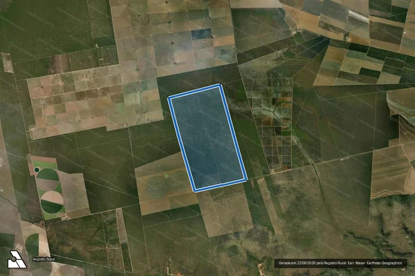 Imagem de satélite de Fazenda Três Irmãos - Gleba A em Barreiras - BA
