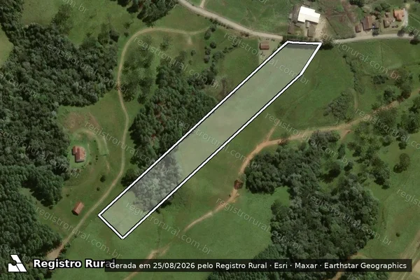 Imagem de satélite de SITIO SCHAFER - Lote 02 em Rancho Queimado - SC