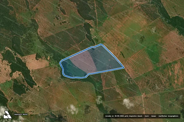 Imagem de satélite de FAZENDA VALE DA LUZ  - Parte 1 em Aquidauana - MS
