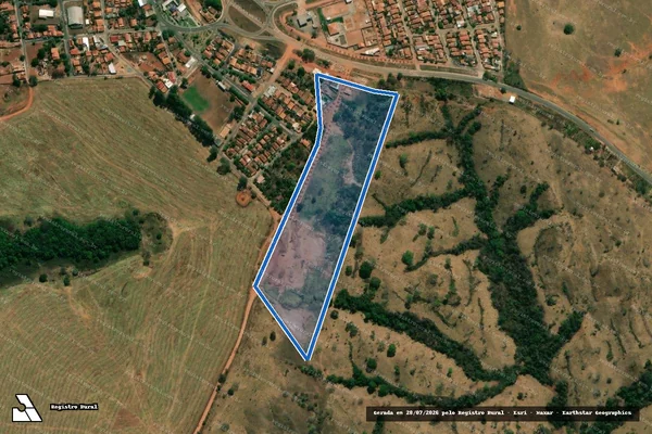 Imagem de satélite de FAZENDA TRES BARRAS DEN. SANTA TEREZINHA - Parte 1 em Ivolândia - GO
