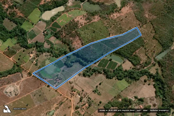 Imagem de satélite de FAENDA CAA NVA em Salinas - MG