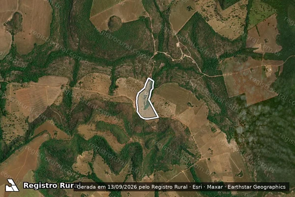 Imagem de satélite de Lote 16 ? Projeto de Assentamento Nossa Senhora da Abadia - Lote 16 Gleba B ? P.A. Nossa Senhora da Abadia em Caiapônia - GO