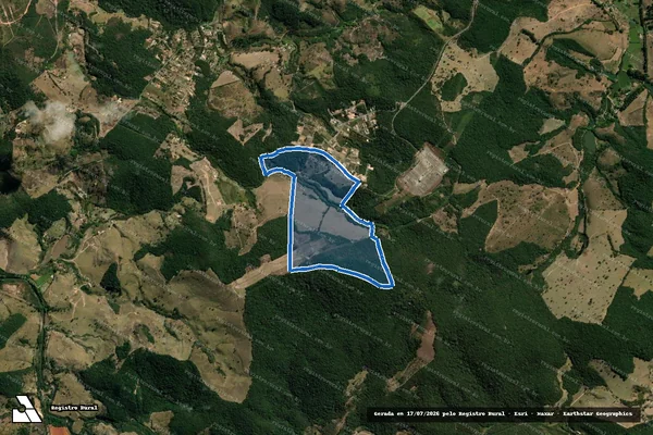 Imagem de satélite de CARDOSO E FALCAO - Parte 1 em Itabirito - MG