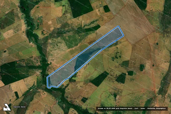 Imagem de satélite de FAZENDA CANTO DA LAGOA II  - Gleba I em Sítio Novo - MA