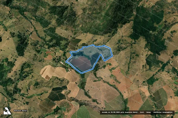 Imagem de satélite de Sitio Cana Verde - Parcela 1 em Mococa - SP