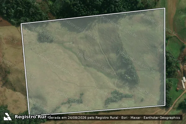 Imagem de satélite de Parte do Lote Rural n° 03 - Parcela 1 em Descanso - SC