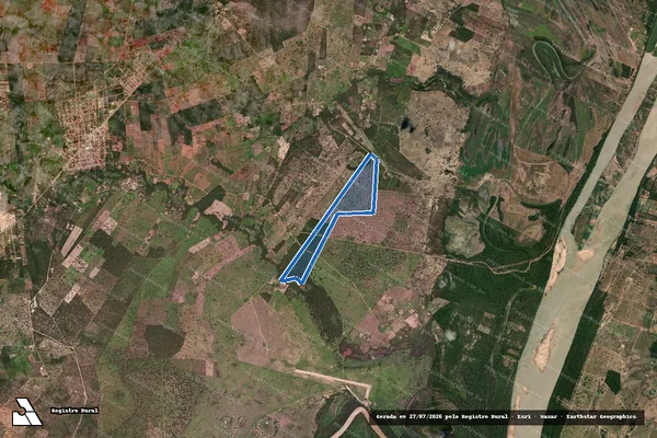Imagem de satélite de FAZENDA ACARY LAVANDEIRAS - Parte 1 em Pintópolis - MG