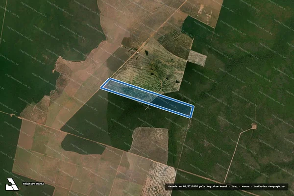 Imagem de satélite de Fazenda Natureza Feliz I-B - Parte D - Parte D2 em Sapezal - MT