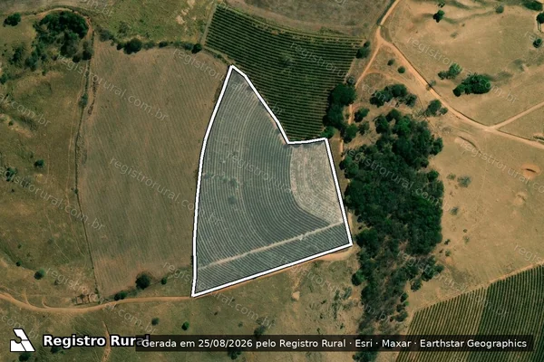 Imagem de satélite de FAZENDA CASCALHO - FAZENDA CASCALHO em Campo Belo - MG
