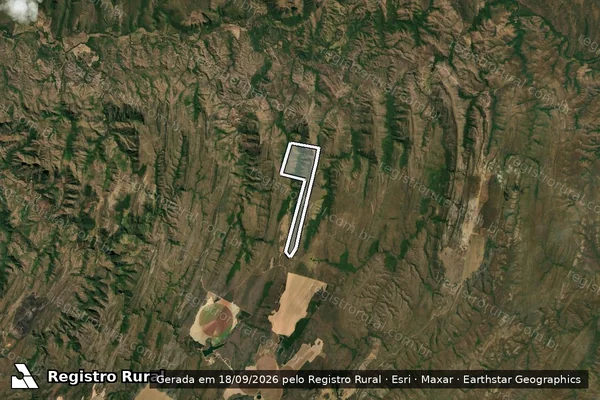 Imagem de satélite de LOTE Nº 44 DO LOTEAMENTO DEN. CABECEIRA DO RIO BAGAGEM - FOLHA D - 001 em Niquelândia - GO