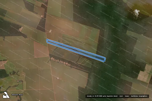 Imagem de satélite de FAZENDA BEHLING II - Parte 1 em Santa Carmem - MT
