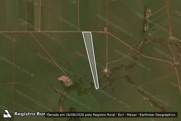 Imagem de satélite de Lote de Terras nº 74-A - Lote de Terras nº 74-A em Juranda - PR