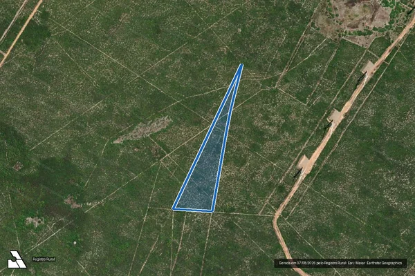Imagem de satélite de SITIO SÃO FRANCISCO - Parte 1 em Icapuí - CE