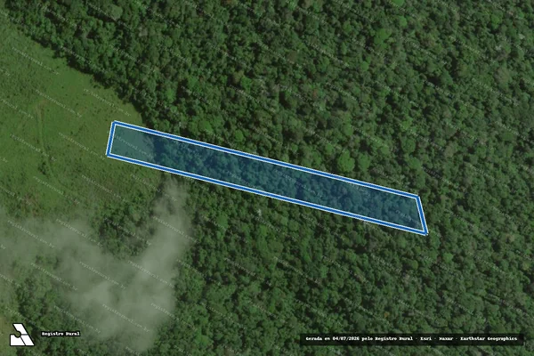 Imagem de satélite de FAZENDA SÃO EDUARDO - LOTE 41 em Maraú - BA
