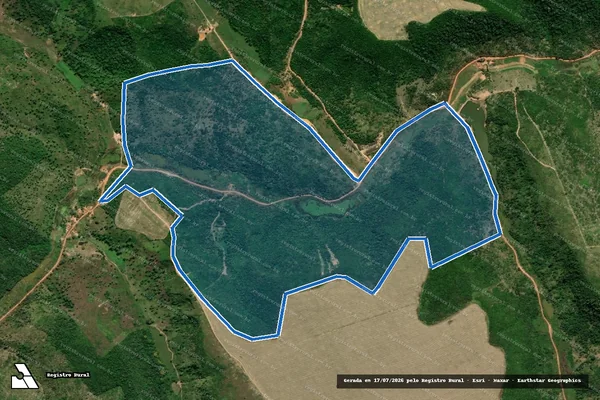 Imagem de satélite de FAZENDA LAGOINHA - PARTE 01 em Marajá do Sena - MA