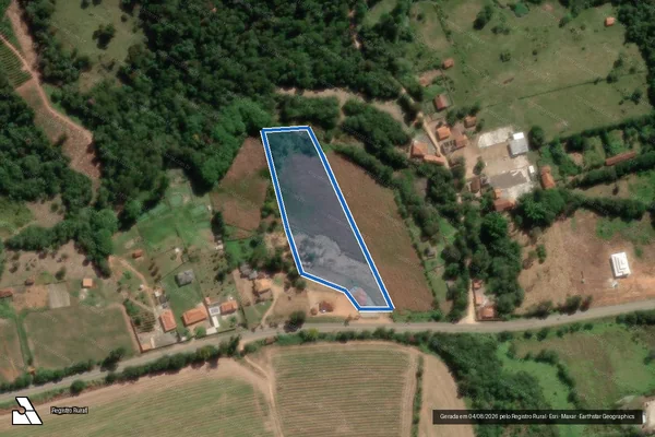 Imagem de satélite de Sitio Santa Rita I - Parte 1 em Heliodora - MG