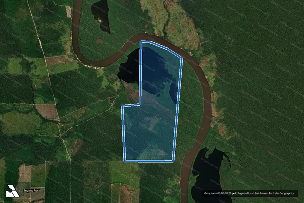 Imagem de satélite de FAZENDA TRÊS CORAÇÕES / 001