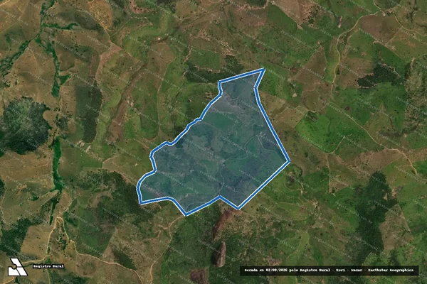 Imagem de satélite de FAZENDA SANTA ROSA - Parcela 1 em Ataléia - MG