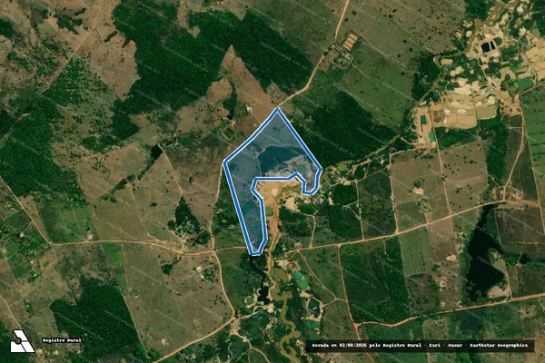 Imagem de satélite de PROJETO DE ASSENTAMENTO PALMARES ? LOTE 730 - PARCELA A em Parauapebas - PA