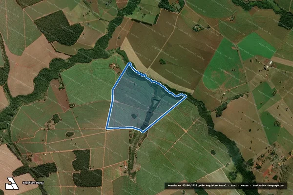 Imagem de satélite de Fazenda Santa Maria em Assis - SP