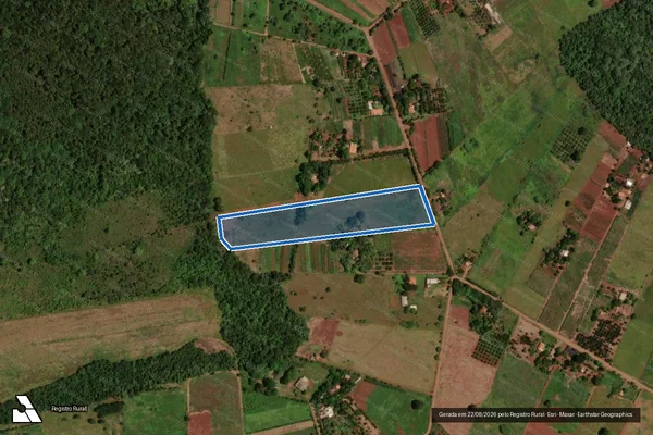 Imagem de satélite de Fazenda Pouso Alegre Gleba A ? Lote 51 - Parte 1 em Campo Grande - MS