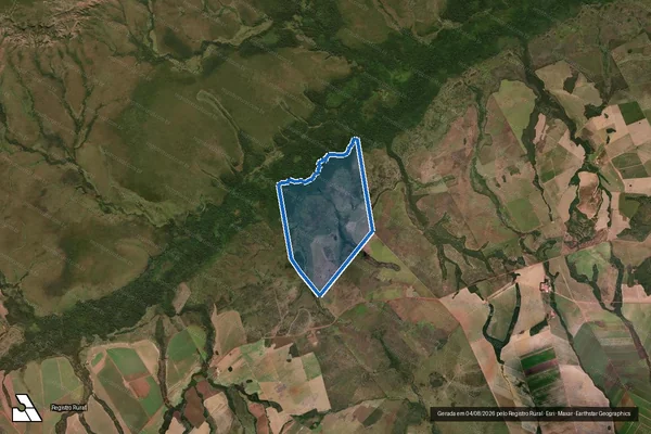 Imagem de satélite de Fazenda Promissão - Fazenda Promissão em Nova Nazaré - MT