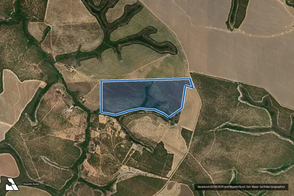 Imagem de satélite de FAZENDA BARREIRO - FAZENDA BARREIRO ? GLEBA I em Sítio d'Abadia - GO