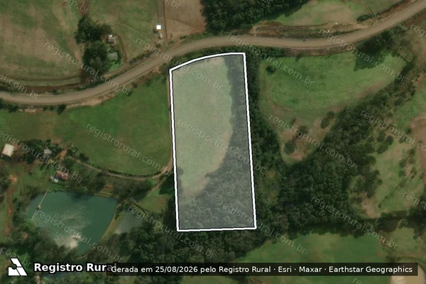 Imagem de satélite de Parte do Lote N 120 - Parte 1 em São Miguel do Oeste - SC