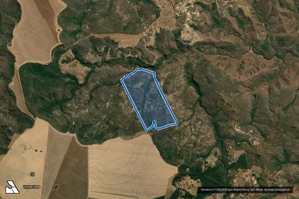Imagem de satélite de Fazenda Taquara e Prata dos Netos - Parte 6 em Presidente Olegário - MG