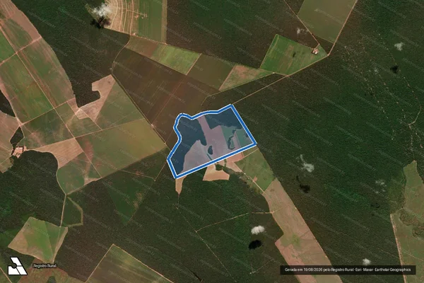 Imagem de satélite de Fazenda Paulista - Parte 2 em São José do Rio Claro - MT