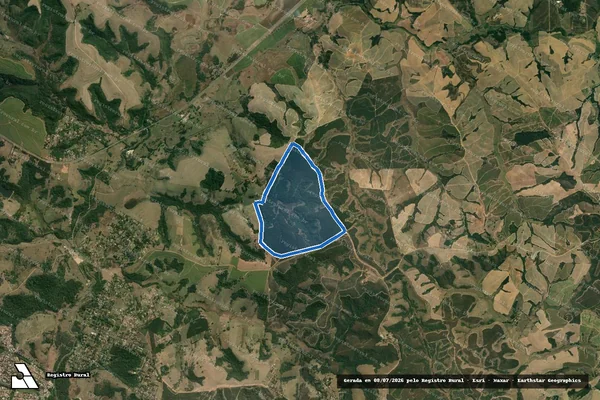 Imagem de satélite de FAZENDA NOVE DE JULHO - GLEBA-B em São Pedro - SP