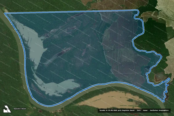 Imagem de satélite de FAZENDA ESMERALDA - 001 em Ipixuna do Pará - PA