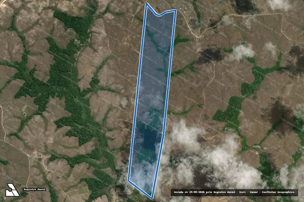 Imagem de satélite de Gleba Matapi-Curiaú-Vila Nova AD04, Lote 746-TE - PARTE 1 em Santana - AP
