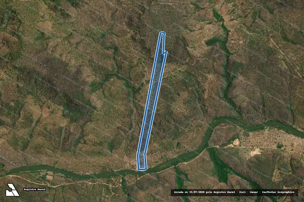 Imagem de satélite de FAZENDA SANTA CRUZ - Parte 2 em Loreto - MA