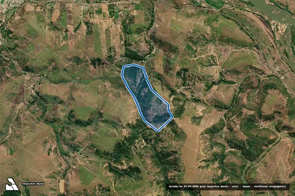 Imagem de satélite de SITIO OLIVEIRA - Parcela 1 em Tumiritinga - MG