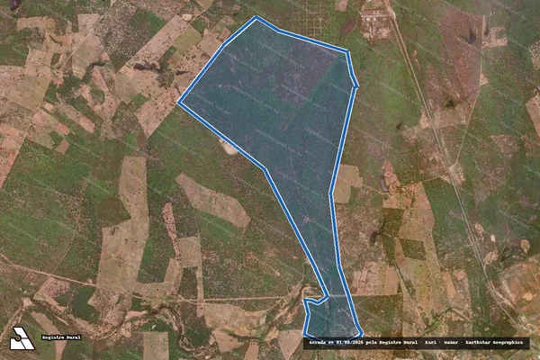 Imagem de satélite de PARAISO DATA PAULISTA - Parte 1 em Paulistana - PI