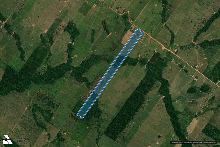 Imagem aérea do item B