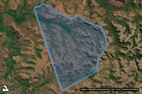 Imagem de satélite de FAZENDA CONQUISTA LOTE 31, LOTº PIABANHA, GL-4 - Parte 1 em Lizarda - TO