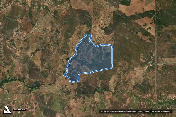 Imagem de satélite de Fazenda Tabua de Cima - Parte 1 em Coração de Jesus - MG