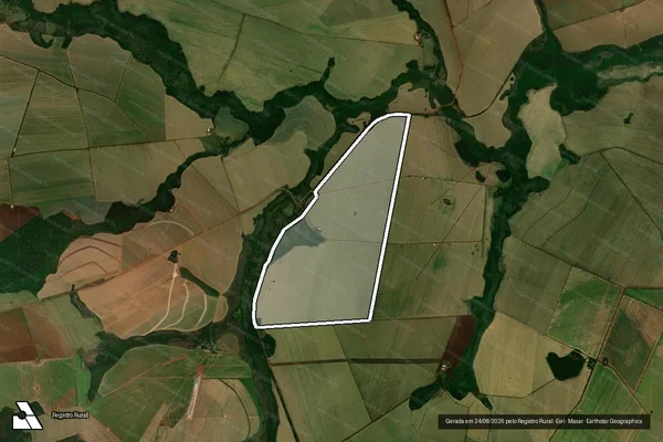 Imagem de satélite de Fazenda Lageado - Fazenda Lageado 1 em Maracaju - MS