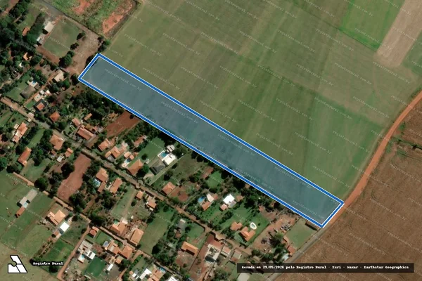 Imagem de satélite de Fazenda Mandassaia - Parcela 8 em Santa Cruz do Rio Pardo - SP