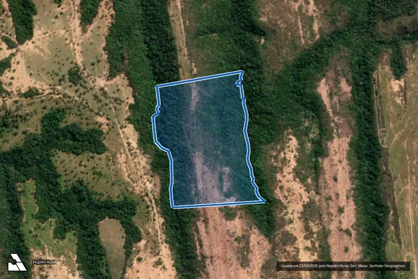Imagem de satélite de FAZENDA SÃO FÉLIX - Gleba 02 em São Gonçalo do Abaeté - MG