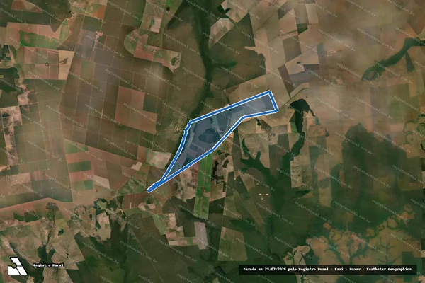 Imagem de satélite de Fazenda San Rafael em Diamantino - MT