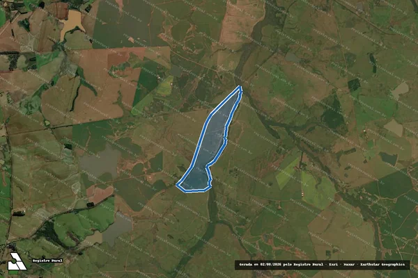 Imagem de satélite de Fazenda Palermo - Parte 13 em São Borja - RS