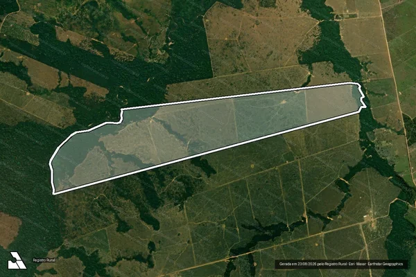 Imagem de satélite de PARTE – SERINGAL MINAS NOVAS / ESPERANÇA PARTE B em Porto Velho - RO