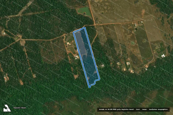 Imagem de satélite de Parte da Fazenda Lomba (Desmembrar) - Área Desmembrar em Bonito - MS