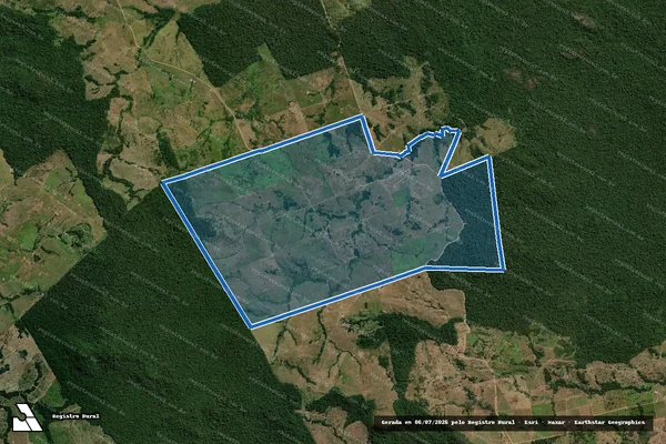 Imagem de satélite de Fazenda Nossa Senhora de Fatima em Juara - MT